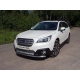 Защита переднего бампера 50 мм ТСС для Subaru Outback 2015-2021