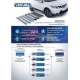 Пороги алюминиевые Rival BMW-Style для Нива ВАЗ 2121 1973-2021