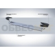 Пороги алюминиевые Rival Silver New для Volkswagen Amarok 2016-2021